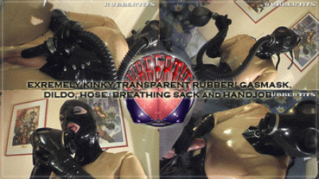 Transparentia 2 Gasmask Hose Dildoes Handjob